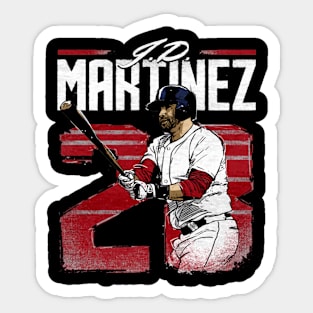 j.d. martinez retro Sticker